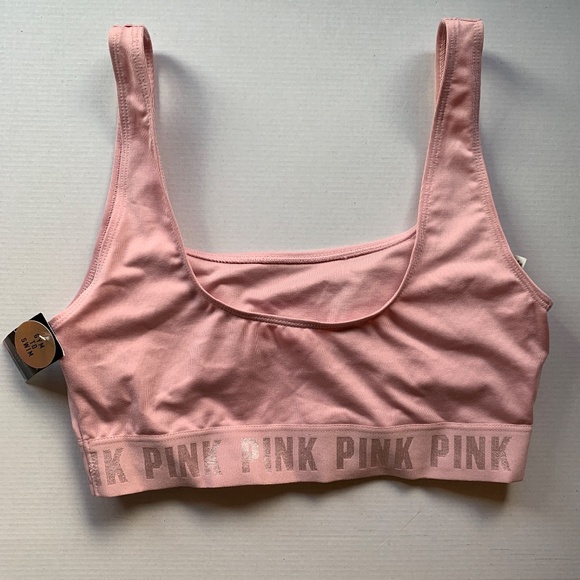 NWT PINK ULTIMATE Victoria's Secret Sports Bra in Baby Pink- Size S - Picture 2 of 11